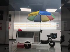 Tricycle isolé mobile pour la vente ambulante, tricycle frigorifique, tricycle isolé pour sites pittoresques, tricycle d'exportation pour la vente ambulante