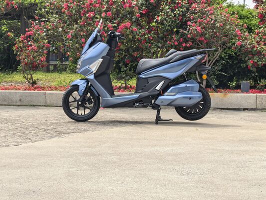 High-speed electric motorcycle, urban electric motorcycle, with a top speed of 80 km/h. Electric motorcycle.